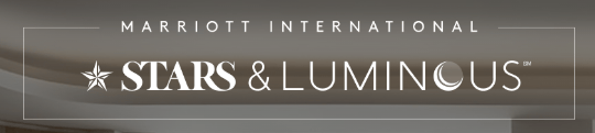 Marriott International Stars & Luminous branding logo